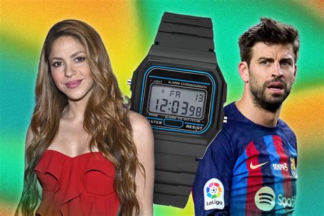 shakira pique casio rolex|shakira piguet watch.